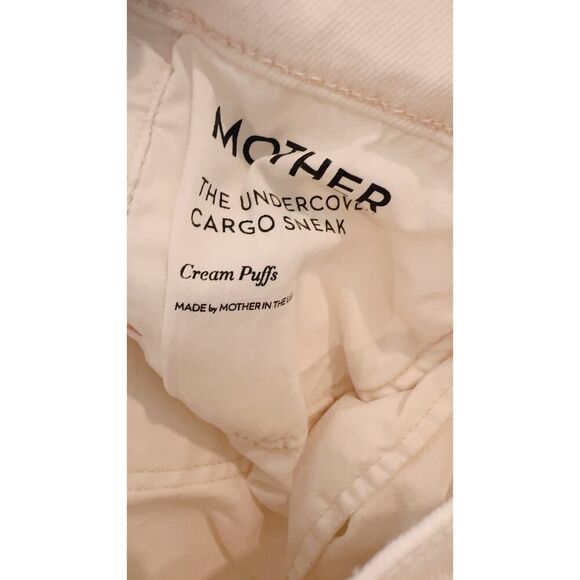 MOTHER The Undercover Cargo Sneak Cream Puffs 26” - Picture 9 of 11